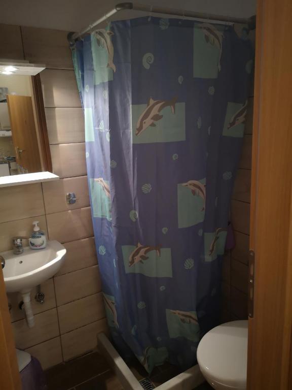 Łazienka w obiekcie Apartment Alexis Armeno