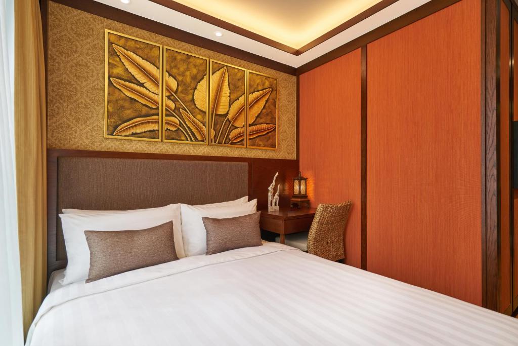 Postel nebo postele na pokoji v ubytování Hotel COZi Resort Tuen Mun