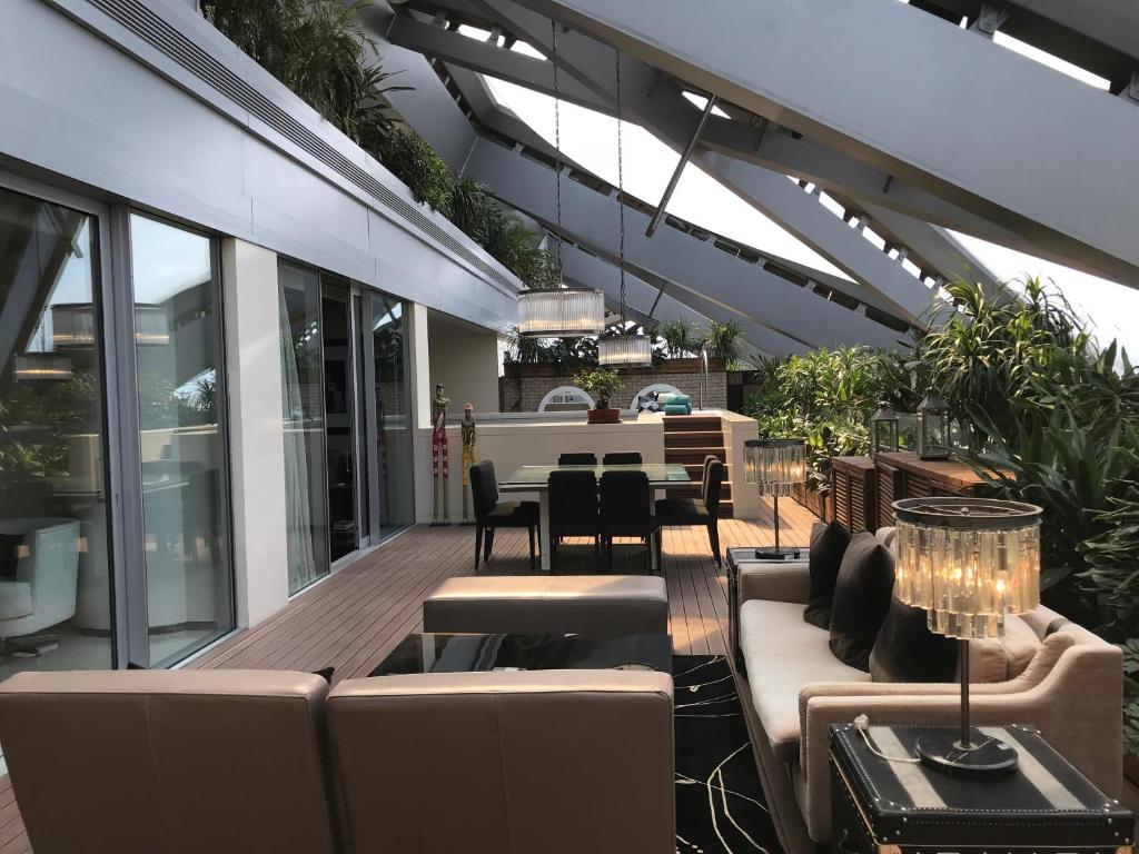 Posezení v ubytování Hotel Éclat Beijing
