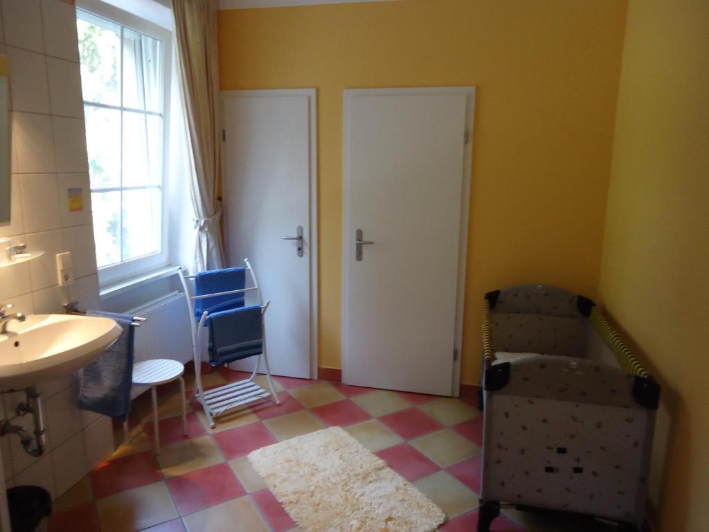 Posezení v ubytování Hostellerie de la Vallée
