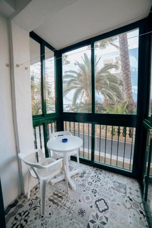 Balkón nebo terasa v ubytování Apartamentos Palm Court