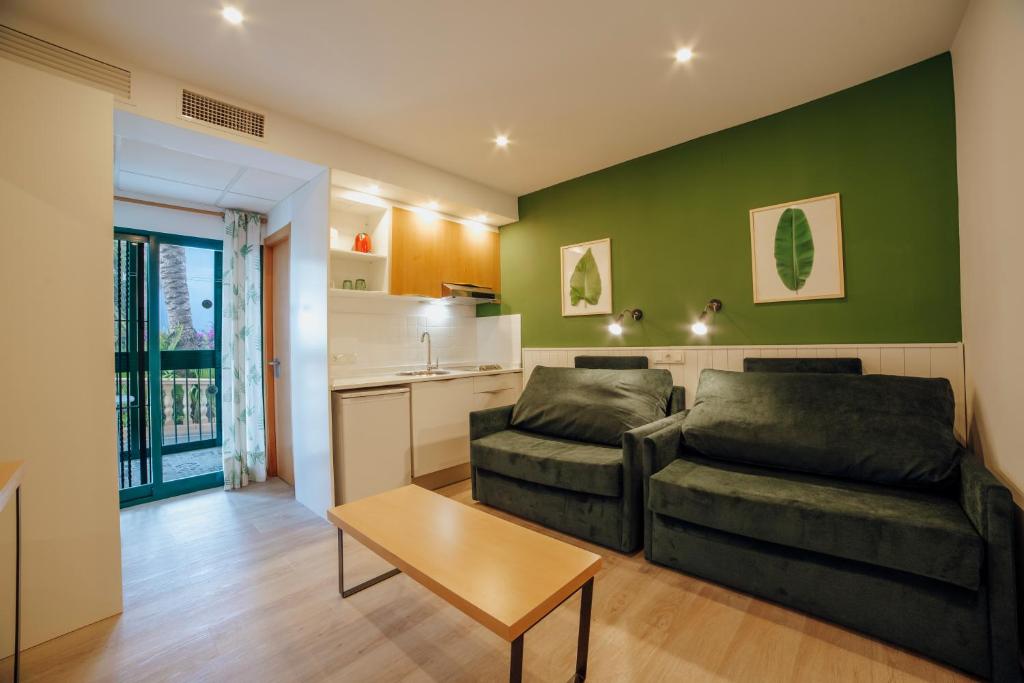 Posezení v ubytování Apartamentos Palm Court