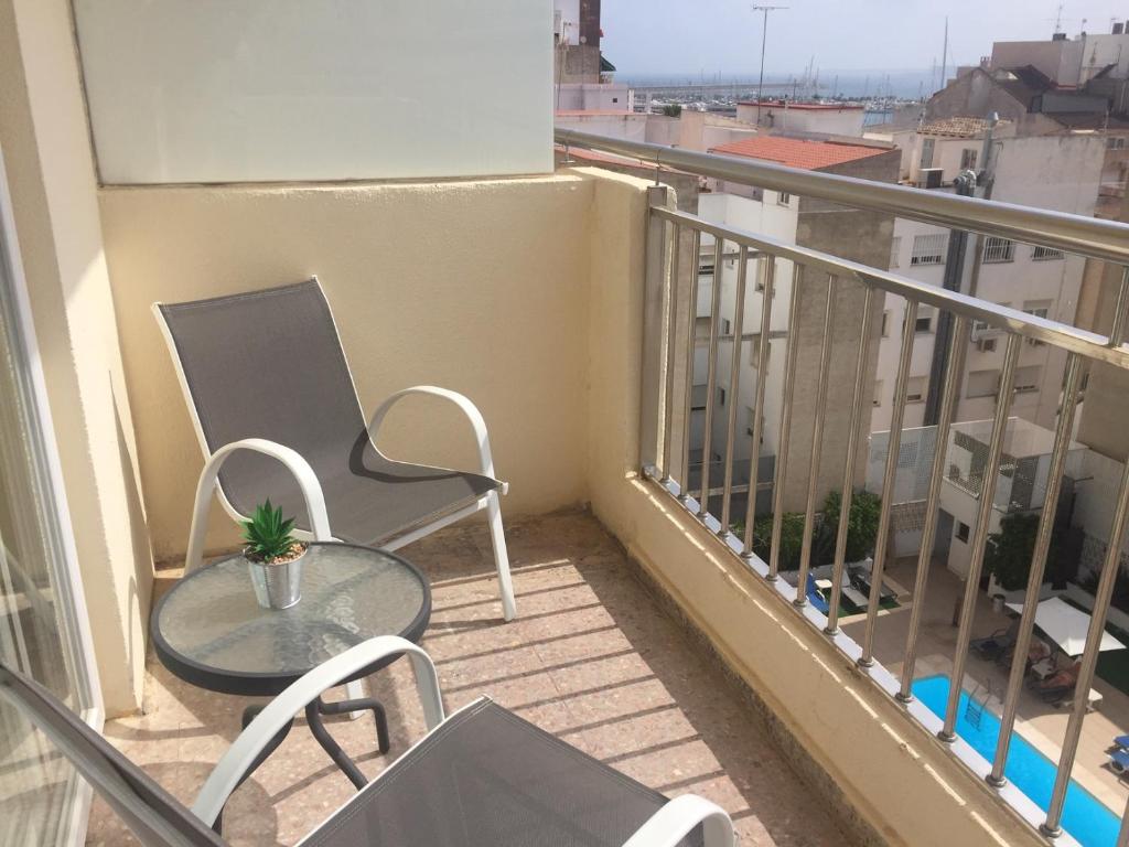 Balkon lub taras w obiekcie Hotel Fontana Plaza