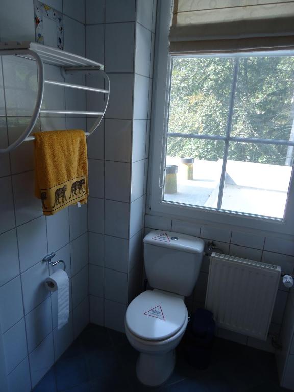 Koupelna v ubytování Hostellerie de la Vallée