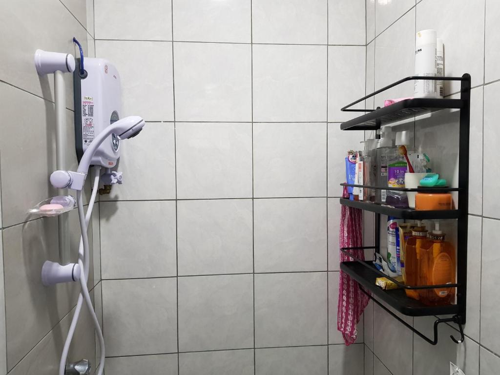 Koupelna v ubytování Global Residency