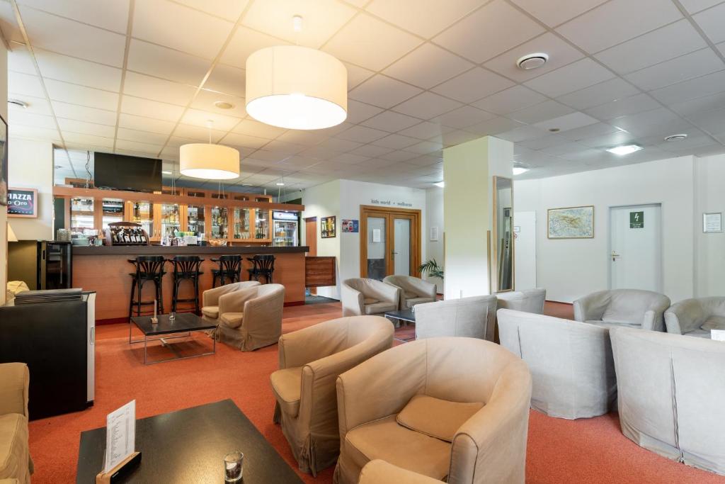 Posezení v ubytování Parkhotel Harrachov