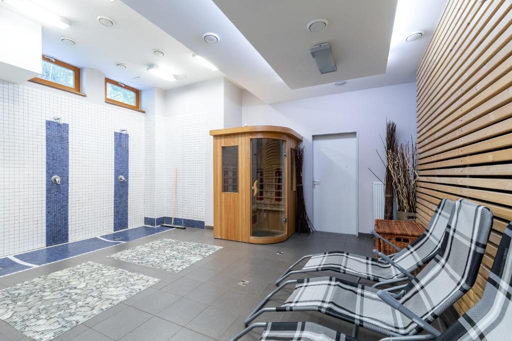 Posezení v ubytování Parkhotel Harrachov