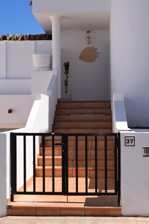 Balkón nebo terasa v ubytování La Fresa Hostel