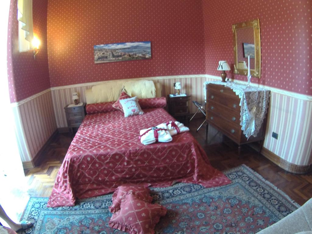 Łóżko lub łóżka w pokoju w obiekcie B&B Foria 210