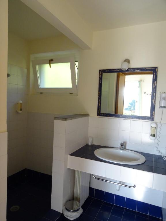 Koupelna v ubytování Hotel Santo Stefano