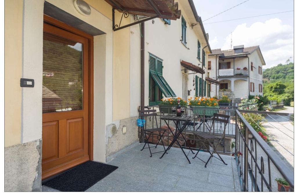 Balkón nebo terasa v ubytování Casa La Rosa
