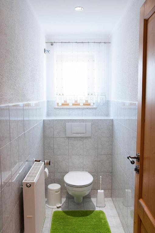 Koupelna v ubytování Haus Gunda