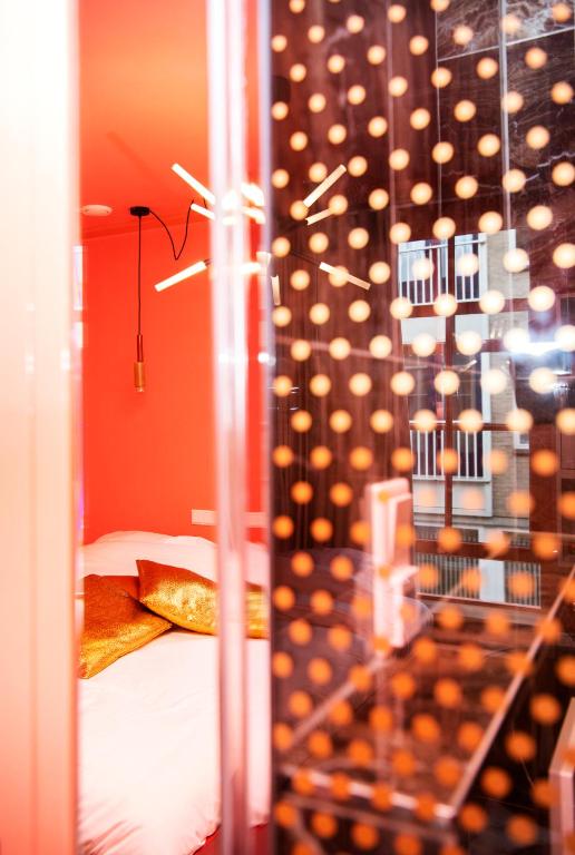 Koupelna v ubytování Hotel Bruno