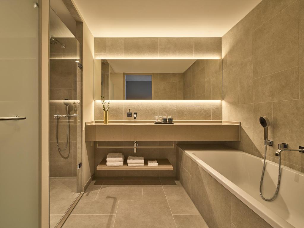 Salle de bains dans l'établissement Hotel de Blanke Top