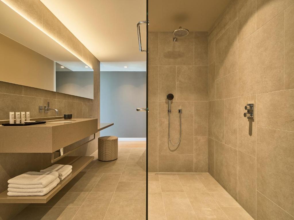 Salle de bains dans l'établissement Hotel de Blanke Top