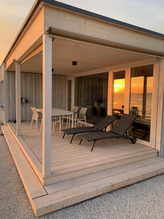 Balkón nebo terasa v ubytování Beachvilla Willy / Haus 24