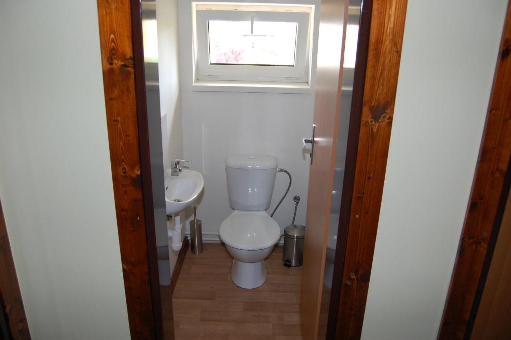 Koupelna v ubytování Hotel Pudlov