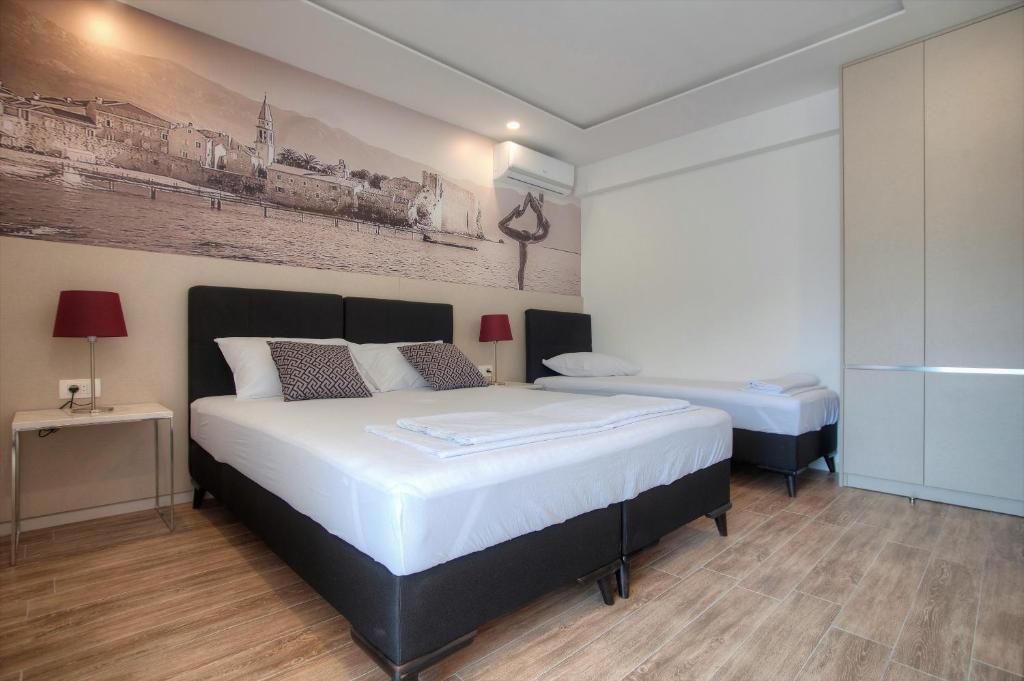 Postel nebo postele na pokoji v ubytování Casa Mia