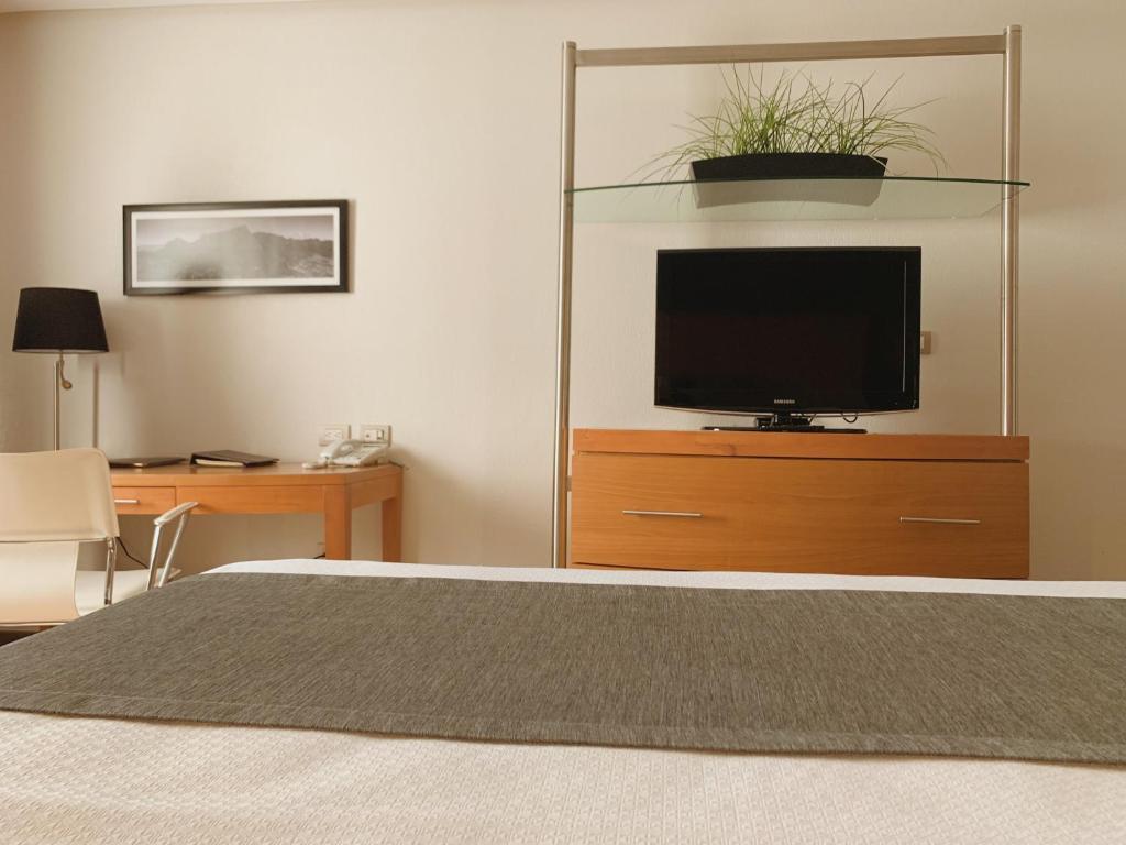 TV a/nebo společenská místnost v ubytování Hotel Mercury Inn
