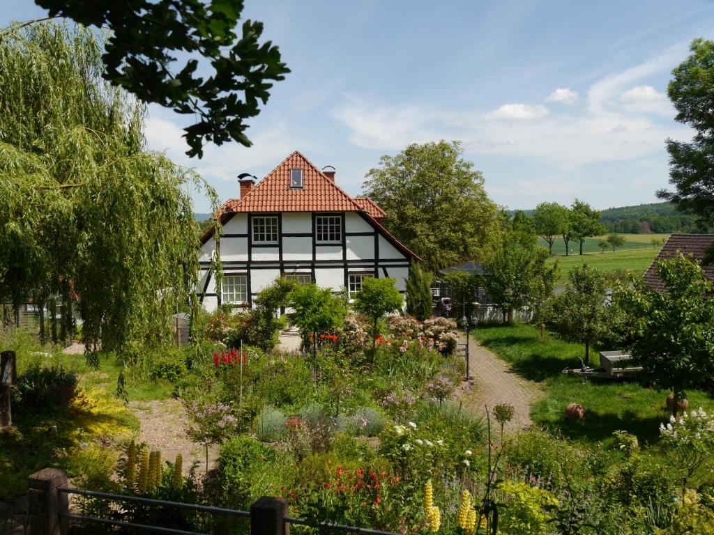 Ferienwohnung Weserblick Polle - Apartment With Lake View