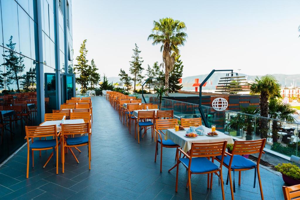 Balkón nebo terasa v ubytování Hotel Vlora International