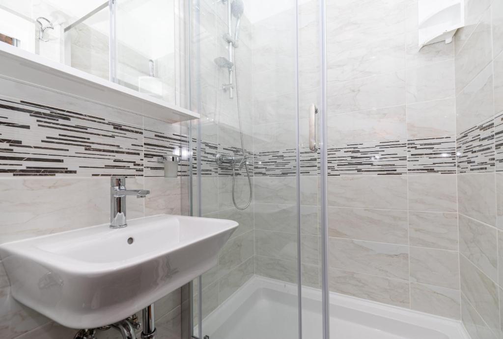 Koupelna v ubytování Marica Guesthouse