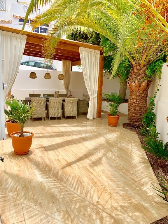 Zahrada ubytování Villa Panoramic del Atlantico