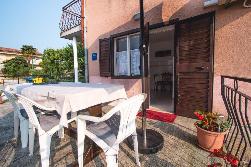 Balkón nebo terasa v ubytování Kristian Apartments
