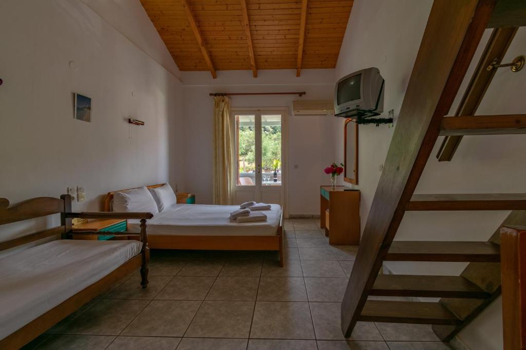 Postel nebo postele na pokoji v ubytování Averto