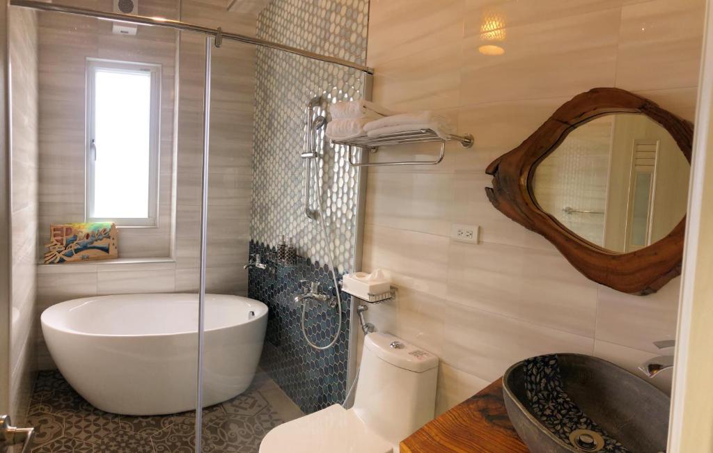 Koupelna v ubytování Inn巷文創旅店 Inn siang B&B-墾丁夢幻島
