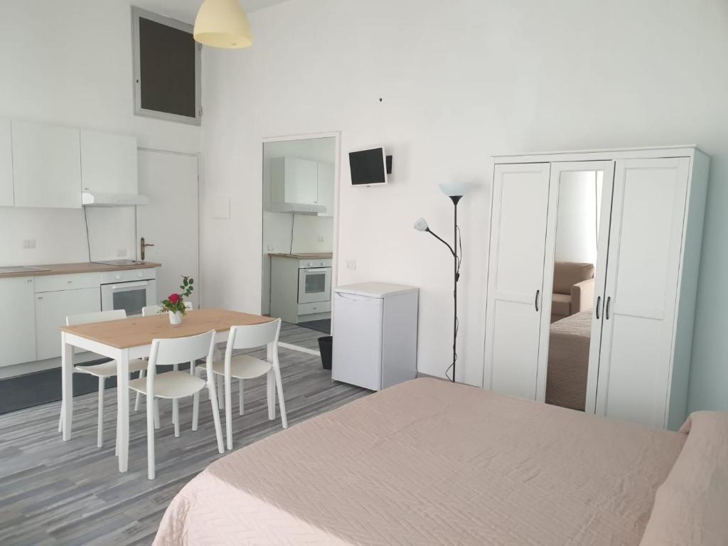 Kuchyň nebo kuchyňský kout v ubytování Lipari Suite Apartament