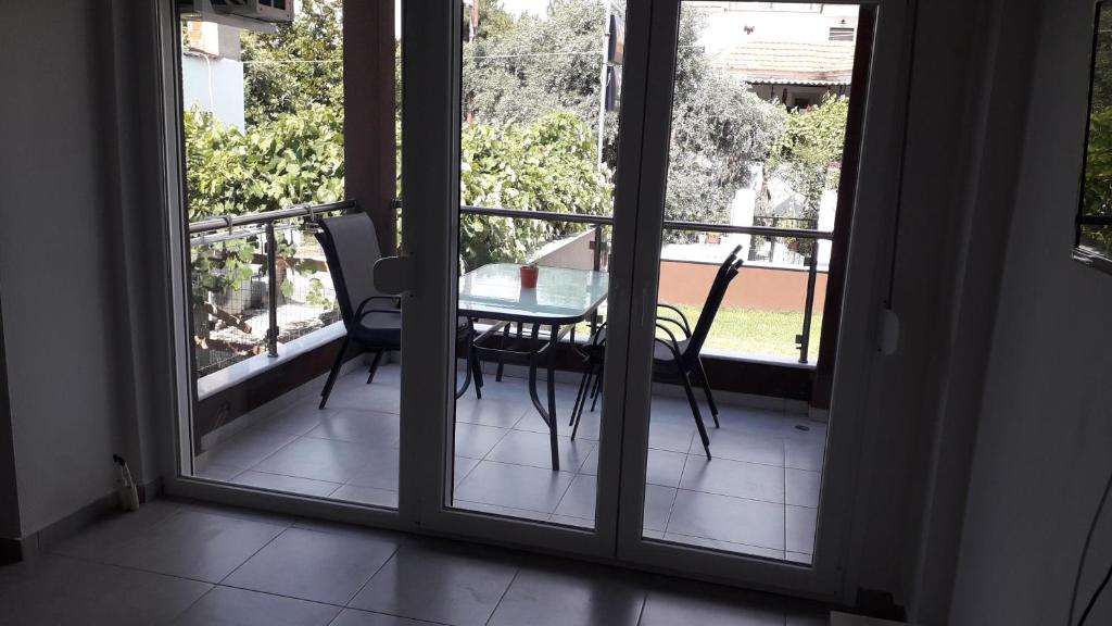 Balkón alebo terasa v ubytovaní Villa Giotis