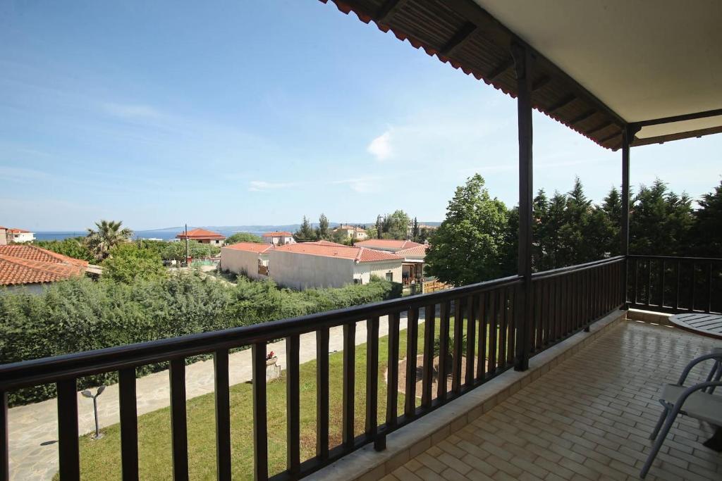 A balcony or terrace at Villa Aurora
