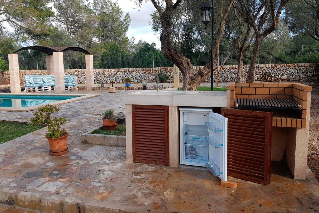 Bazén v ubytování Finca Isabel y Guillermo con posibilidad de piscina climatizada nebo v jeho okolí