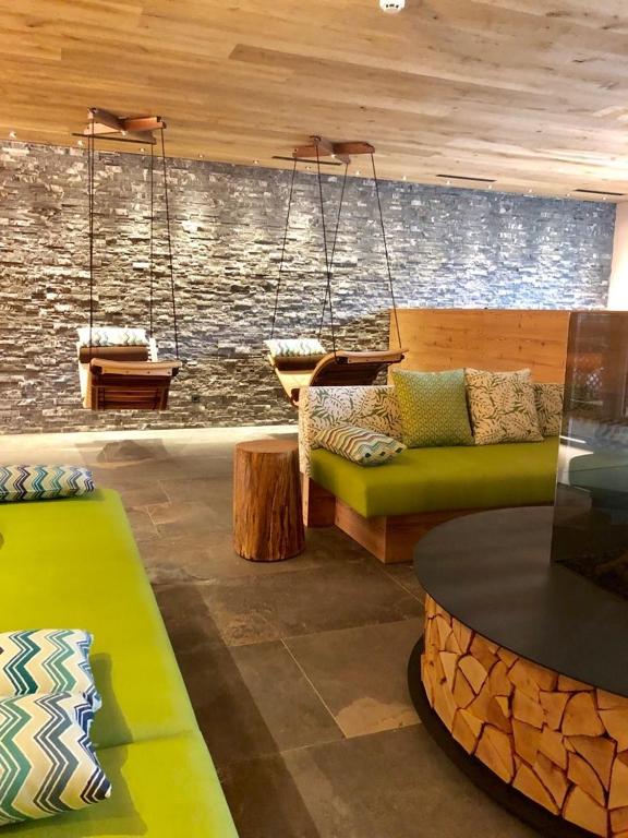 Posezení v ubytování Hotel Alpenblick