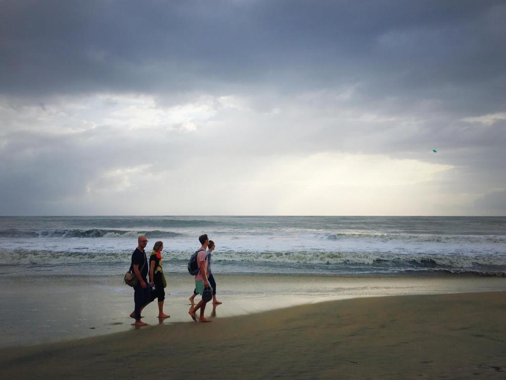 Uma praia perto da hospedagem domiciliar