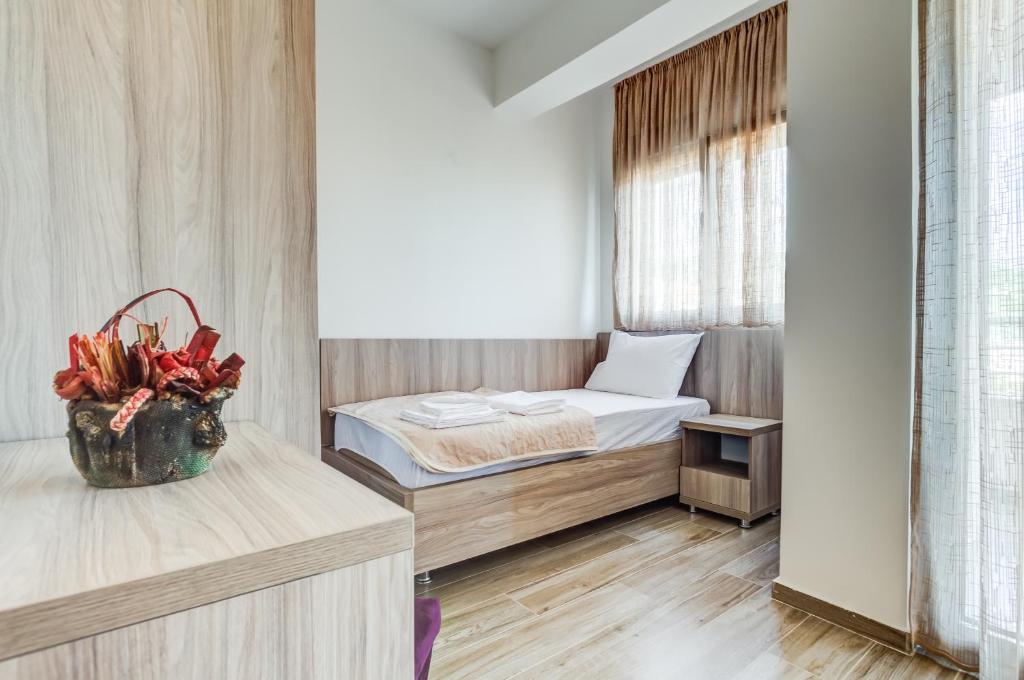 Postel nebo postele na pokoji v ubytování Adriatik Lux Apartments