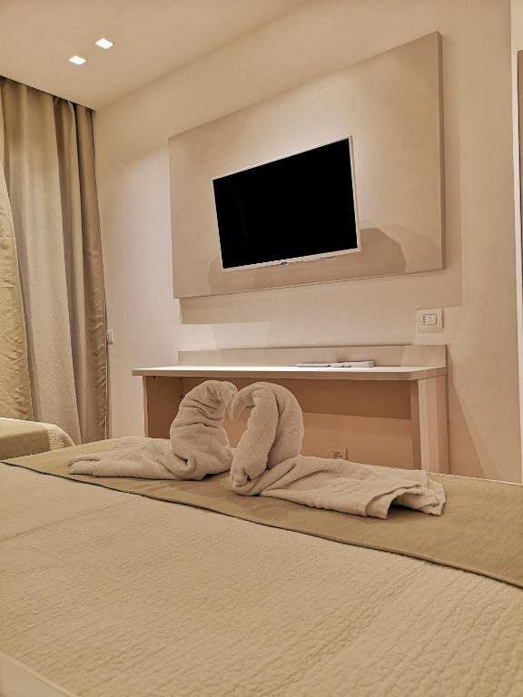 TV a/nebo společenská místnost v ubytování Feel Good