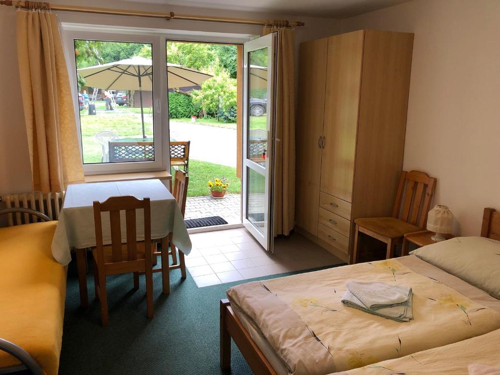 Posezení v ubytování Apartment Trojska