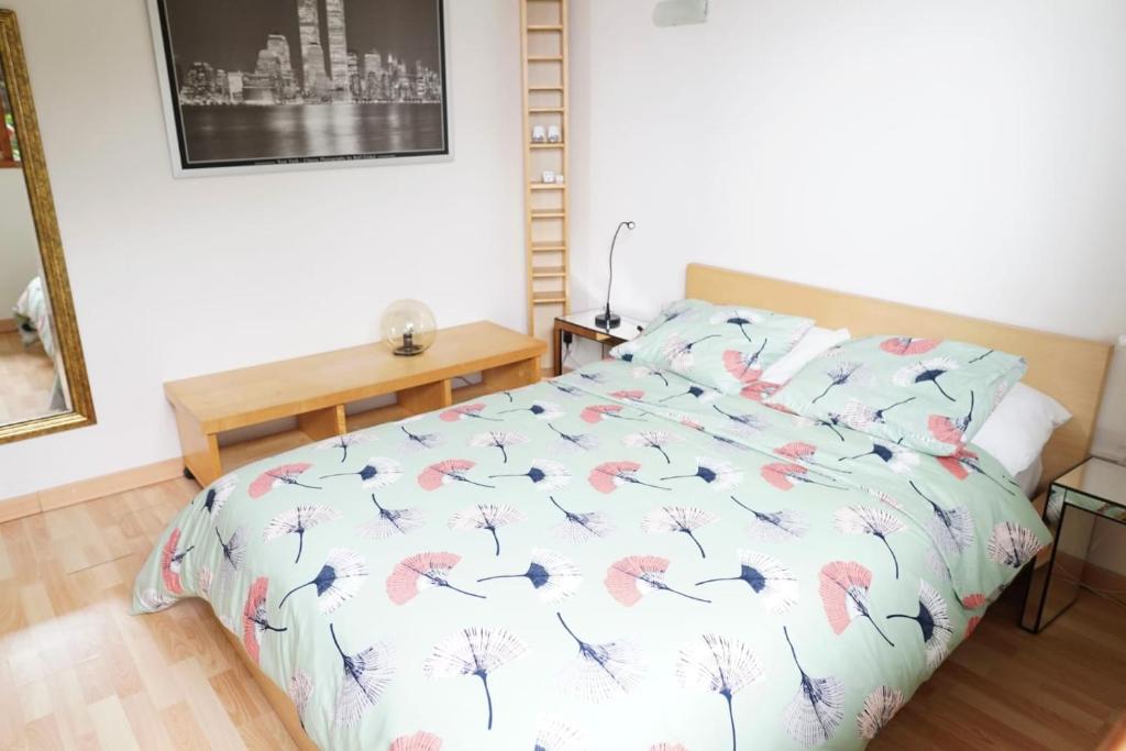Łóżko lub łóżka w pokoju w obiekcie La Favorita