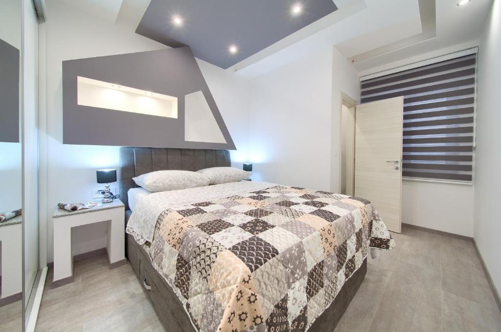 Posteľ alebo postele v izbe v ubytovaní Luxury VALL Apartment