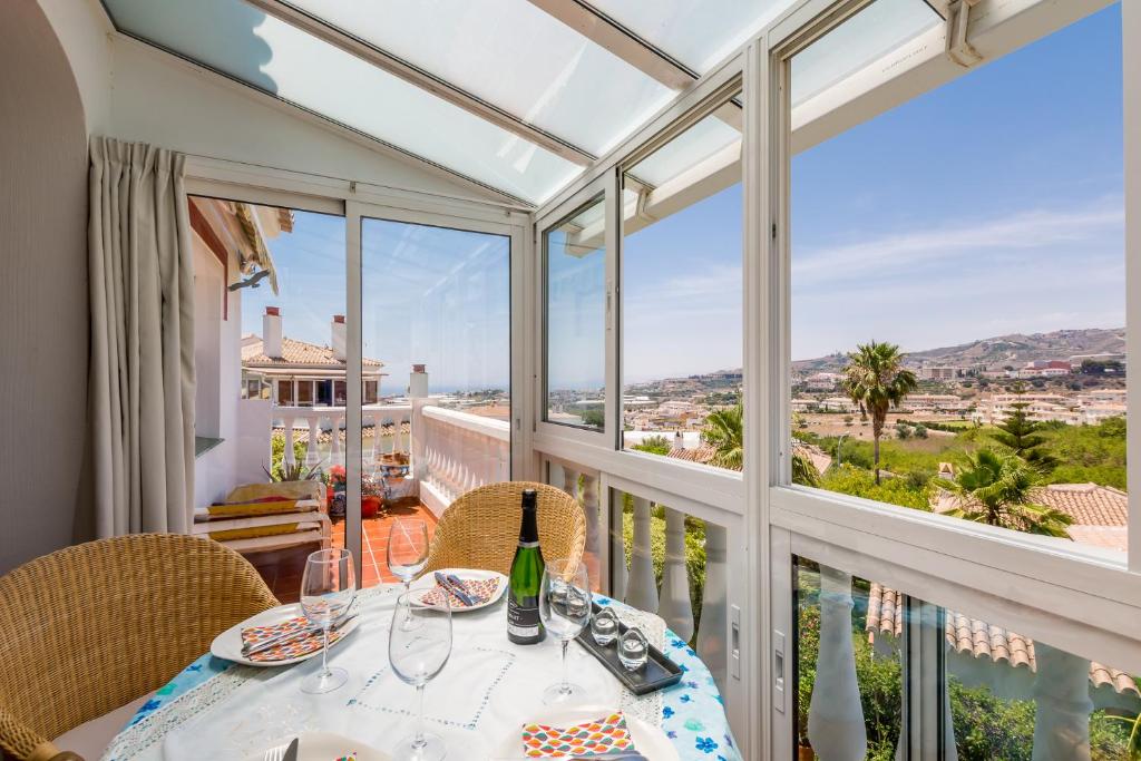 Balkón nebo terasa v ubytování Casa Angi