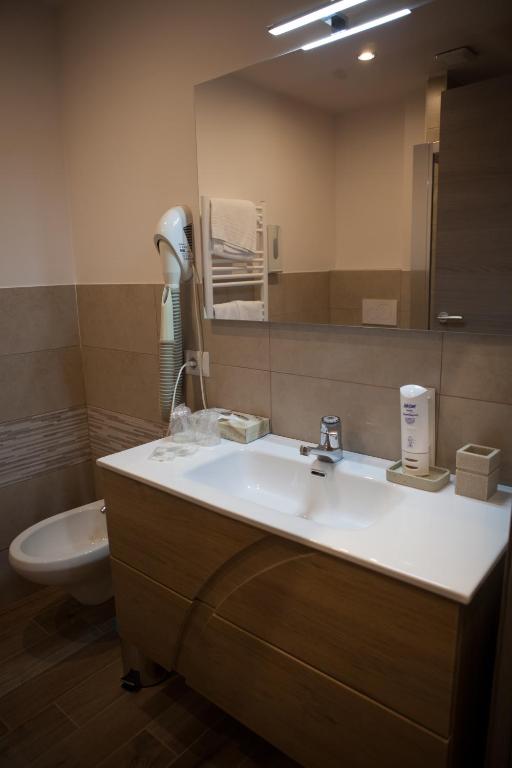 Koupelna v ubytování Hotel Wanda