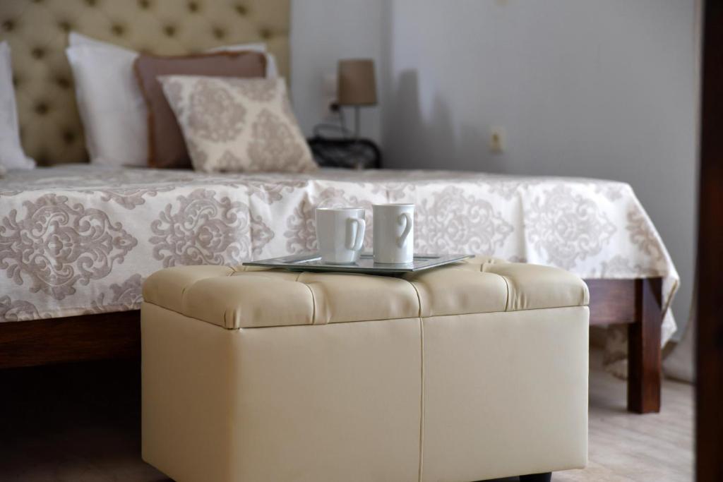 A bed or beds in a room at Casa del mar