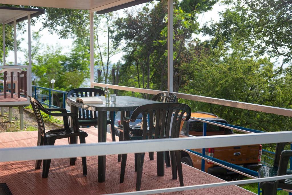 Balkón nebo terasa v ubytování Camping Genova Est