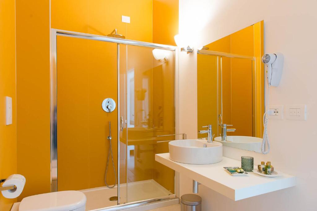 Koupelna v ubytování B&B Casale Savini