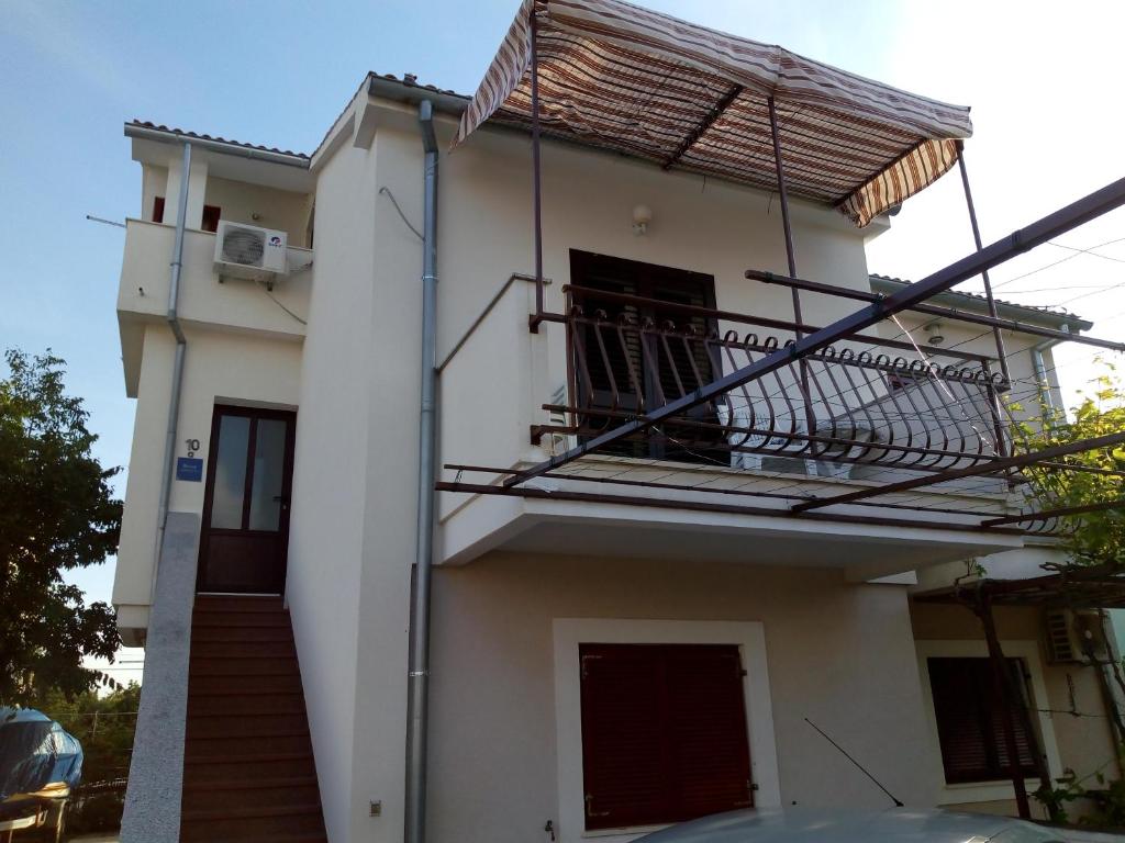 Balkón nebo terasa v ubytování Mladen Vodice