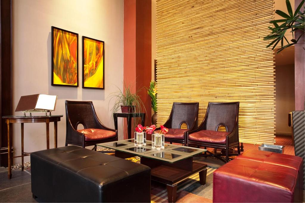Posezení v ubytování Grano de Oro Hotel