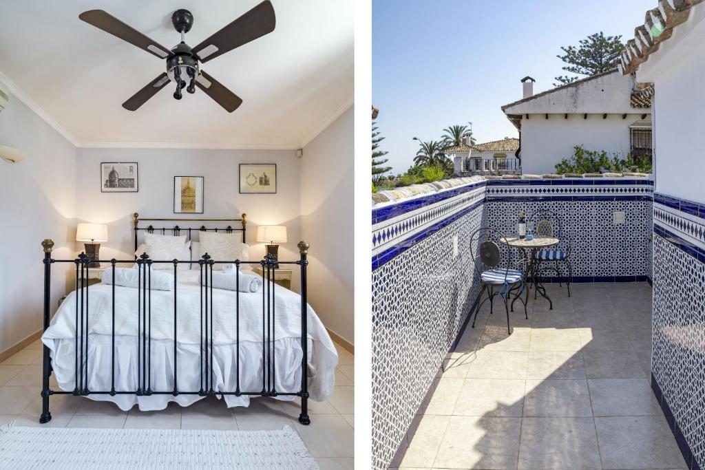 Posteľ alebo postele v izbe v ubytovaní Villa Casakhan, Beautiful Luxury Villa,