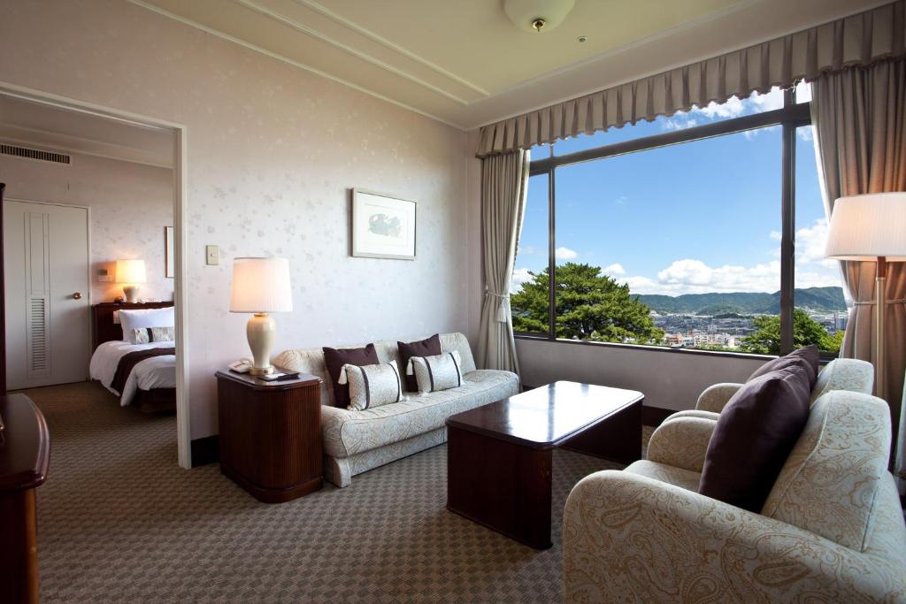 Posezení v ubytování Gamagori Classic Hotel